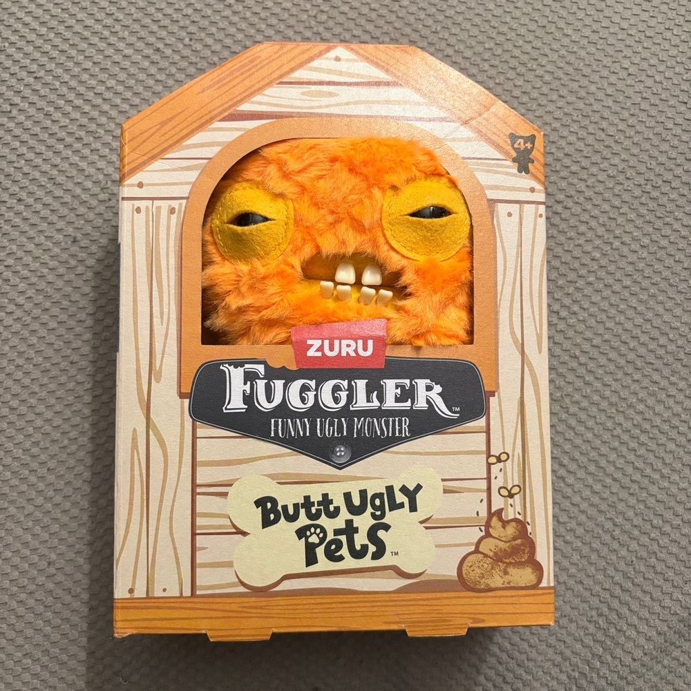 ZURU Fuggler Butt Ugly Pets - Orange Plush Toy